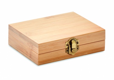 Logo trade mainoslahja kuva: Viskisetti bambulaatikossa