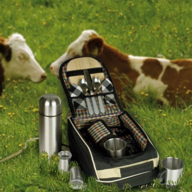 Logotrade liikelahja mainoslahja kuva: Ylellinen piknik-reppu kylmälaukulla GEORGIA