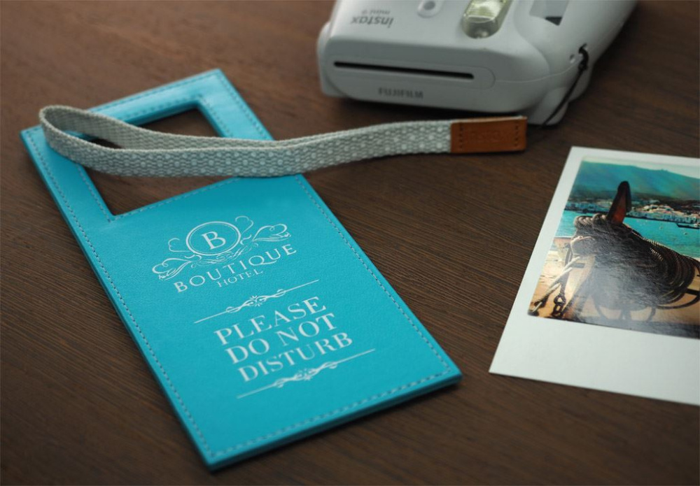 Logotrade liikelahja tuotekuva: Hotellin oviripustin 1110119