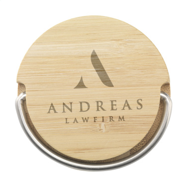 Logo trade mainoslahja ja liikelahja tuotekuva: Nikko 330 ml bambu termopullo/termokuppi