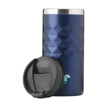 Logo trade liikelahja kuva: Geometrinen muki RCS kierrätetystä teräksestä 280 ml lämpökuppi