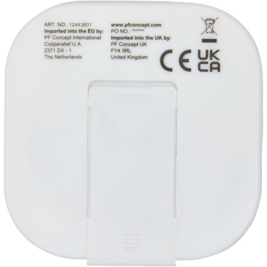 Logotrade liikelahja tuotekuva: Baekdu langalliset Type-C kuulokkeet kierrätysmuovisella säilytysrasialla