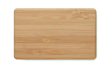 Logotrade liikelahja mainoslahja kuva: TWS-kuulokkeet bambukotelossa