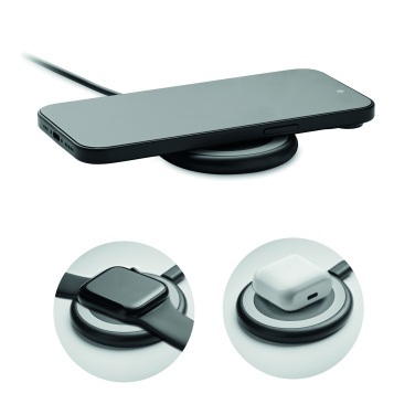 Logo trade mainostuotet tuotekuva: 3 in 1 langaton laturi 15W