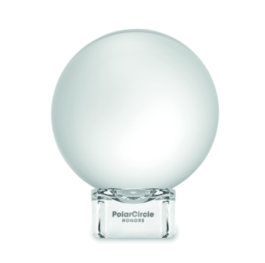 Logo trade mainoslahja ja liikelahja tuotekuva: Lasinen pyöreä palkinto