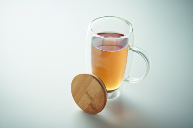 Logotrade liikelahjat mainoslahjat tuotekuva: Kaksiseinäinen lasimuki 450ml