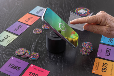 Logotrade liikelahja mainoslahja kuva: Magpulse RCS -3 W kaiutin, kierrätysmuovia, magneettipidike