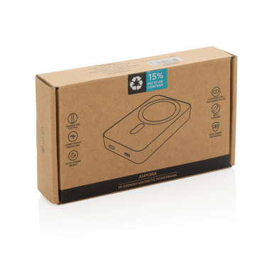 Logo trade mainoslahja ja liikelahja tuotekuva: Amporia RCS -10 000 mAh magneettinen powerbank