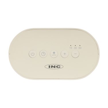 Logo trade liikelahja mainoslahja tuotekuva: LumaRise RCS -herätyskello, valkoinen kohina, kierrätysmuovi