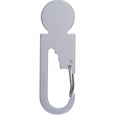 Logotrade liikelahja mainoslahja kuva: Monitoimityökalu ostoskärrypoletilla GIBRALTAR