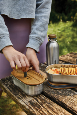 Logotrade mainostuote tuotekuva: Black+Blum teräksestä valmistettu kaksiosainen eväsrasia