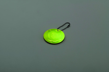 Logotrade mainoslahja tuotekuva: Pyöreä heijastava avaimenperä