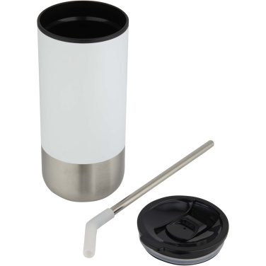 Logotrade mainoslahjat kuva: Grayson 480 ml:n RCS-kierrätetty, eristetty juomamuki pillillä