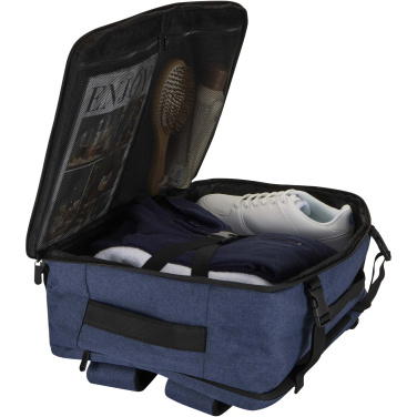 Logo trade liikelahja kuva: Libra 17" GRS-kierrätetty käsimatkatavarareppu, 25 L