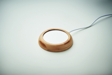 Logotrade dovana nuotrauka: Bambukinis puodelių šildytuvas su USB