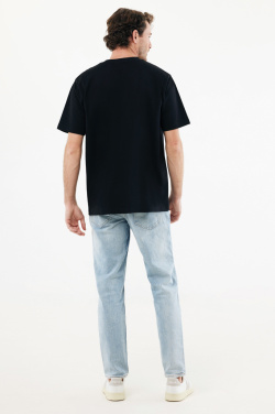 Logotrade firminės dovanos nuotrauka: IQONIQ Nikko sunkūs perdirbtos medvilnės marškinėliai