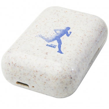 Logotrade ziemassvētku dāvanas foto: Nantai kviešu salmu True Wireless austiņas