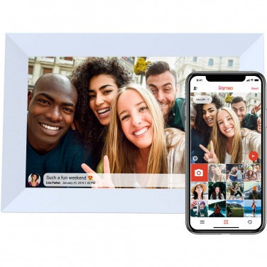 Logotrade biznesa dāvanas foto: Prixton Prado 10" Frameo wifi digitālais foto rāmis