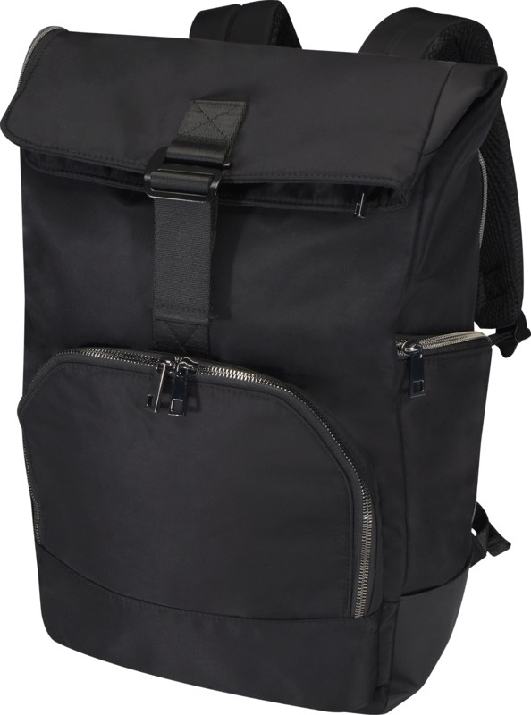 Logotrade logo dāvanas foto: Rhine 15” GRS pārstrādāta rolltop mugursoma 18L