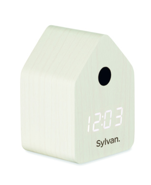 Logotrade biznesa dāvanas foto: MDF dzeguzes modinātājpulkstenis