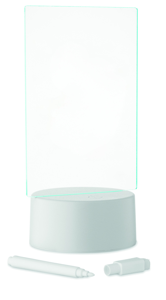 Logotrade Ideja dāvanas foto: Izgaismota LED piezīmju dēlis