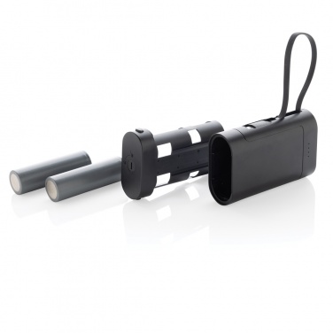 Лого трейд бизнес-подарки фото: Съемный аккумулятор CycleCell 10 000 мАч, внешний аккумулятор