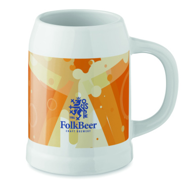 Логотрейд pекламные продукты картинка: Sublimation beer mug 500 ml