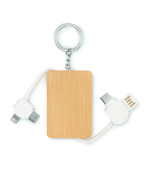 Лого трейд pекламные подарки фото: Key ring charging cable