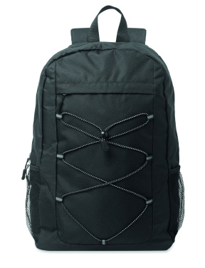 Лого трейд pекламные подарки фото: 600D RPET polyester backpack