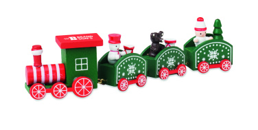 Логотрейд pекламные продукты картинка: Wooden Christmas train