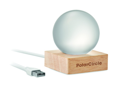 Логотрейд pекламные продукты картинка: LED glass ball
