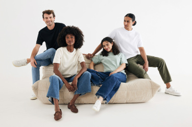 Логотрейд pекламные подарки картинка: Футболка IQONIQ Nikko из плотного переработанного хлопка