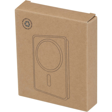 Лого трейд pекламные продукты фото: Acrab магнитное беспроводное портативное зарядное устройство емкостью 10 000 мАч, мощностью 15 Вт, с питанием 20 Вт — изготовлено из переработанного пластика