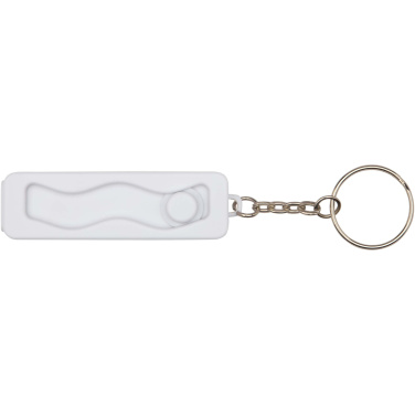 Логотрейд бизнес-подарки картинка: Aggia подставка для телефона из бамбука с игрушкой-фиджетом из переработанного пластика