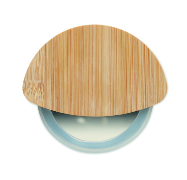 Логотрейд pекламные cувениры картинка: Round bamboo pizza cutter