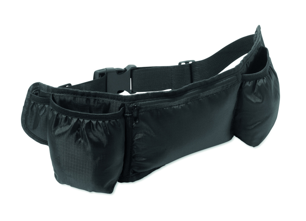 Логотрейд pекламные подарки картинка: Sports waist bag 420D RPET