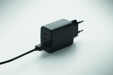 Логотрейд pекламные подарки картинка: EU 2-pole wall adapter/charger