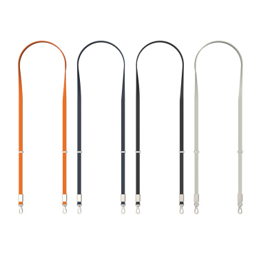 Лого трейд pекламные подарки фото: Ремешок через плечо Nivo RCS из переработанного ПЭТ