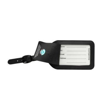 Лого трейд бизнес-подарки фото: Багажная бирка Globefind Dual RCS с функцией определения местоположения по всему миру.