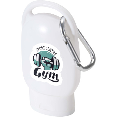 Лого трейд бизнес-подарки фото: Солнцезащитный крем SPF 30 с карабином Rosie