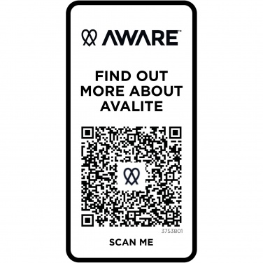 Logotrade profilreklam bild: Avalite  kortärmad unisex T-shirt av Aware™-återvunnet material