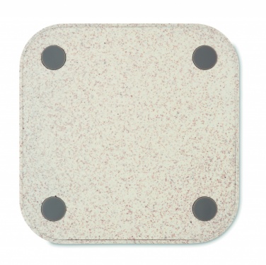 Logotrade presentreklam bild: trådlös laddplatta i vete