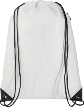 Logotrade reklamprodukter bild: Evergreen icke-vävd väska med dragsko 5 l av återvunnen GRS