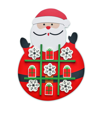 Logotrade kampanjprodukter bild: Jul tic tac toe i trä