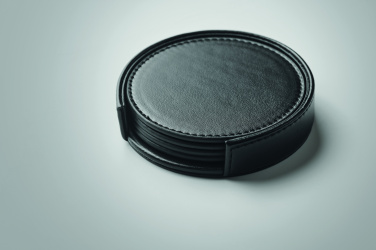 Logotrade presentreklam bild: Set med 4 PU-underlägg