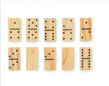 Logotrade presentreklam bild: Domino- och kort set
