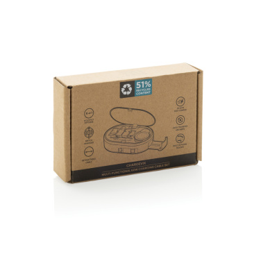 Logotrade profilprodukter bild: Chargevix Multifunktionell 60W laddning i RCS återv. plast